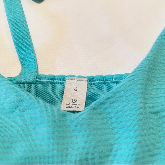 Lululemon Light Blue Workout Tank - Picture 3 of 3